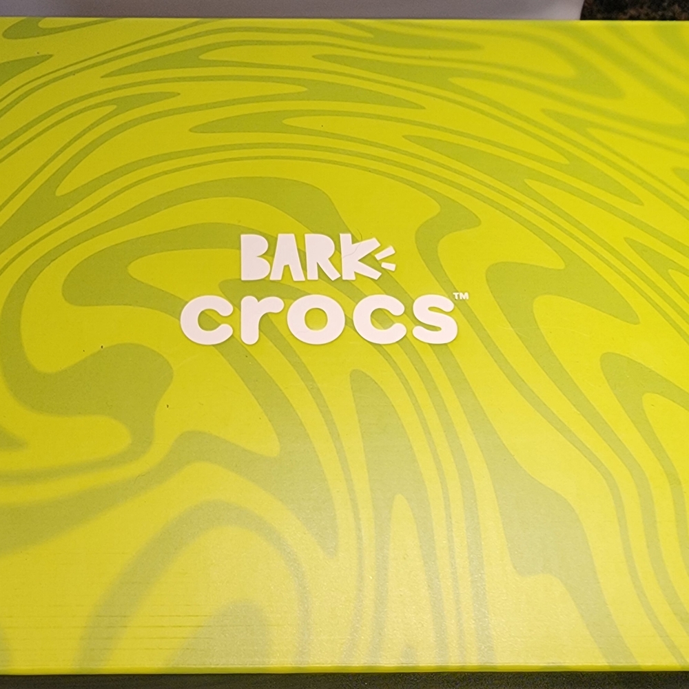 Bark Crocs Green Box